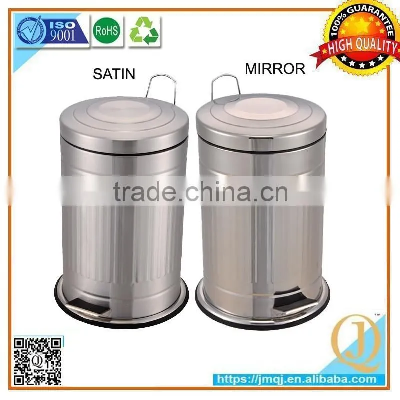 20l Cheap price China wholesale Stainless steel foot pedal waste bin for kitchen