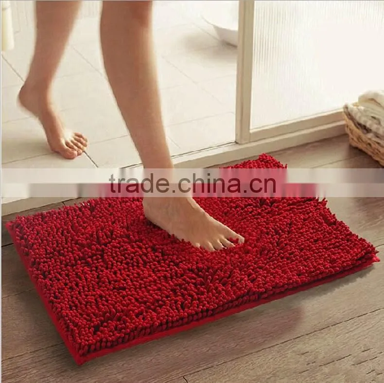 Anti-Slip shaggy Chenille floor mat