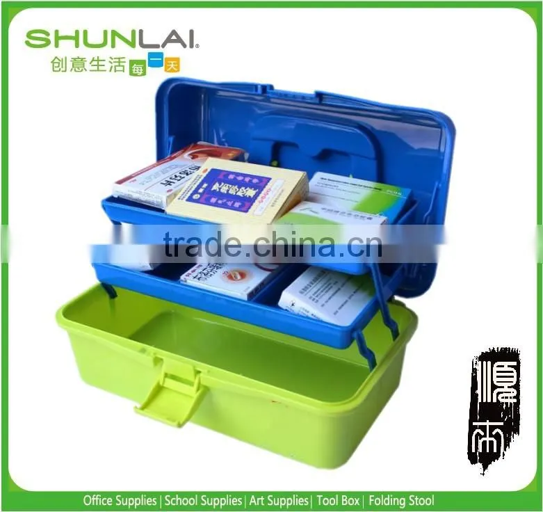 workshop first aid kit / plastic first aid box/emergency kit