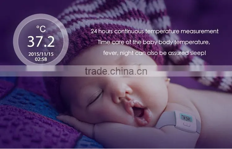 2016 kids iFever intelligent wearable electronic Digital thermometer smart for baby monitor household With App