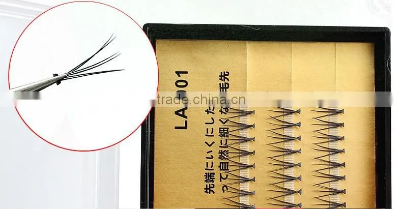 6pcs/strains individual false eyelash 8mm, 10mm, 12mm Guangzhou eyelash extensions