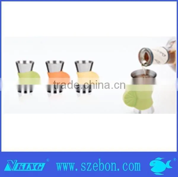 Jigger promotion high quality stainless steel copper jigger/measuring cup