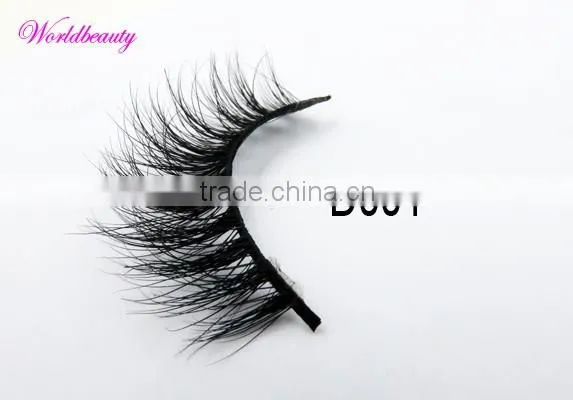 real mink false eyelash with private label volume 3D mink lashes
