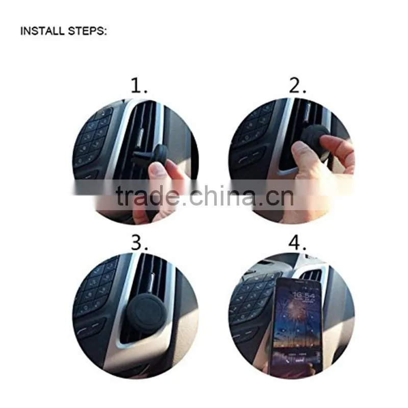 universal portable china wholesale strong reliable magnet car vent mobile phone holder compatible with all phones
