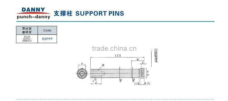 Mould parts precision steel angular support pins guide pillar