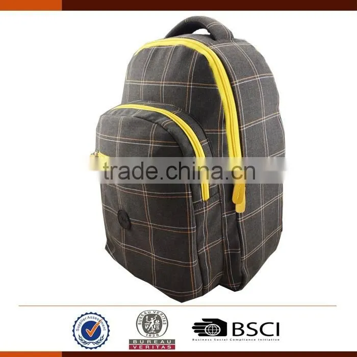 Fashion Blue School Backpack With Laptop Compartment