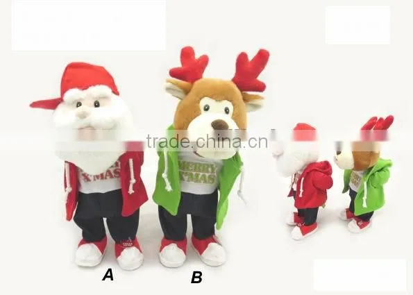 Hot sales promotion plush rocking toy for Christmas gifts