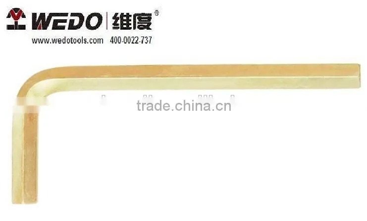 Hex Key Wrench Aluminium Bronze/Beryllium Copper (non sparking tools) High-quality WEDO TOOLS