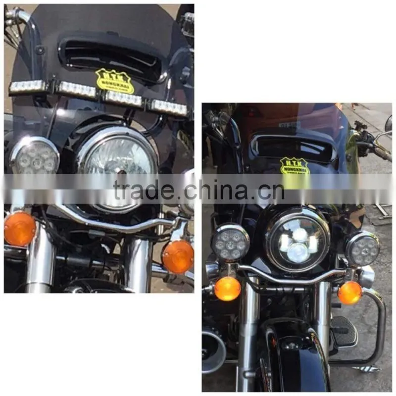 LED 7 INCH Harley Headlight 7" round led headlight for car and motorcycle