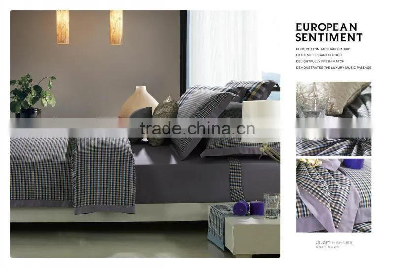 yarn dyed 100% cotton 50*50/140*80 bedding sets