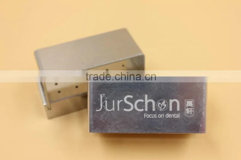 Hot Sale 15 holes Aluminium Dental Bur Holder(Silver)