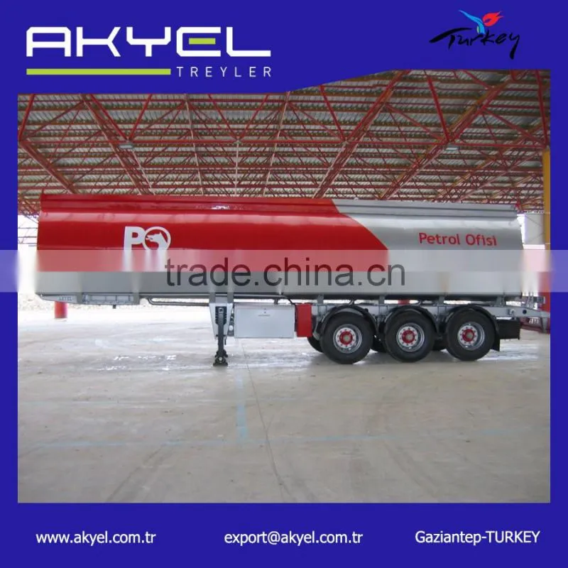 3 axle fuel diesel oil petrol Tanker semi trailer for sale