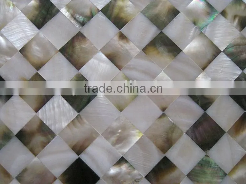 Grid shell mosaic tile mosaic pearl shell