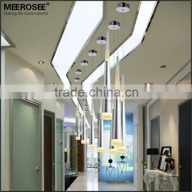 Acrylic Steel Lamps & Lighting Minaret Modern Pendant Light Bar MD3240 L1
