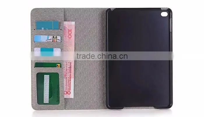 Ultra - thin design leather cases waterproof case for ipad mini