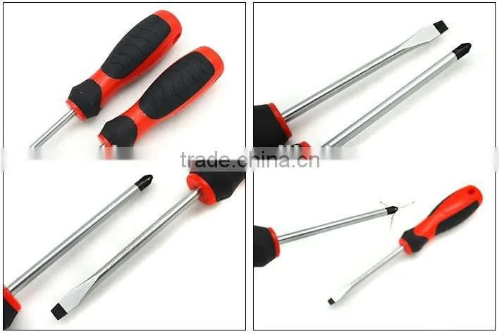 K-Master rubber handle CRV screwdriver phillips slotted screw driver turn the screw