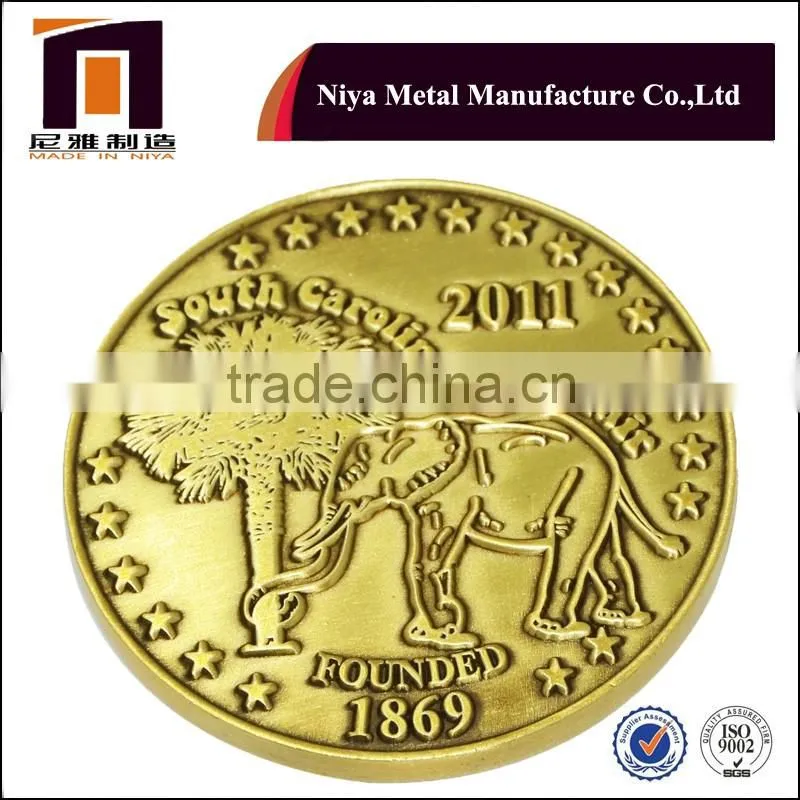 2016 new design cheap custom made coins