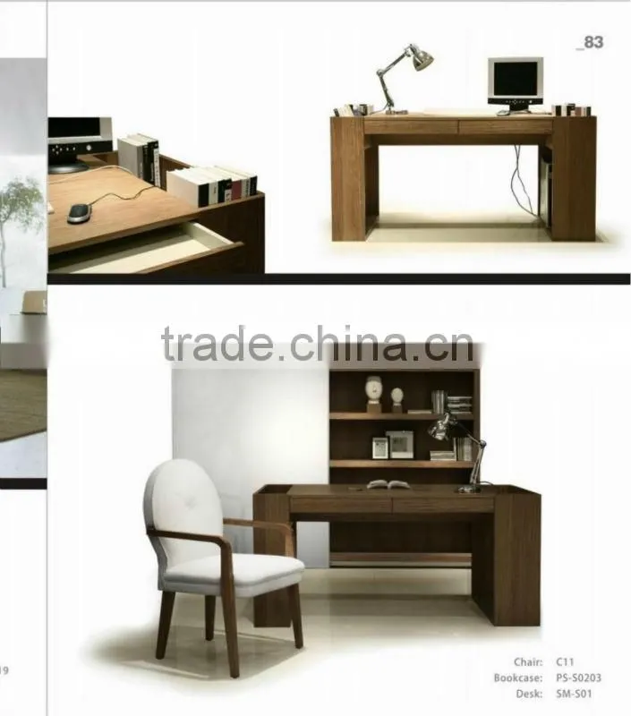 Wooden study computer table (SM-S01)