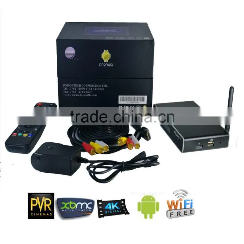surprisingly better looking 4K quad core ott tv box F8 with chipset S812 OS android 4.4.2