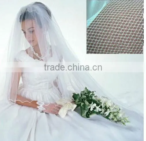 quadrangle mesh wedding dress fabric 20D