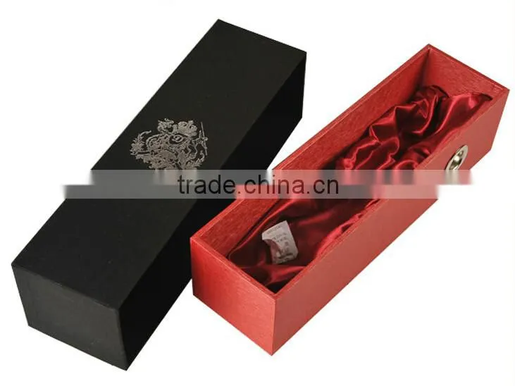 2015 hot sale high quality folding red wine box