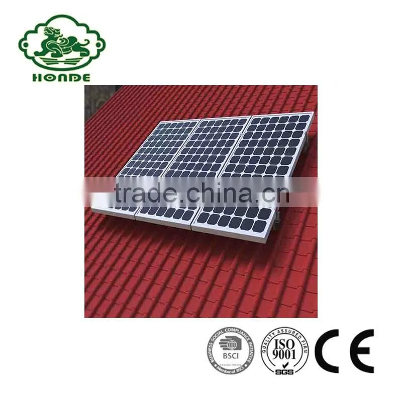 Aluminum Pv Solar Panel Roof Mounting Brackets Frame