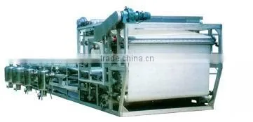 the Rubber belt Vacuum Filter