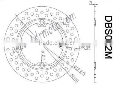 Hot sale high performance brake disc rotors for pit bike racing bike
