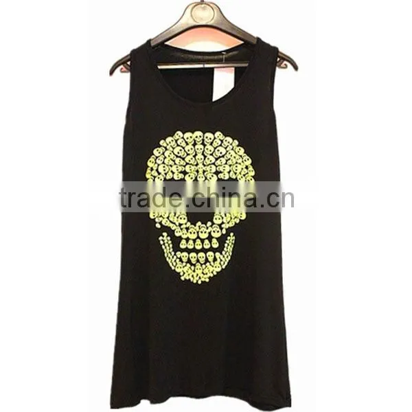 Bestseller ! 2014 Hot Sale Custom Loose Lady New Design Fashion Top (lyt-040008)