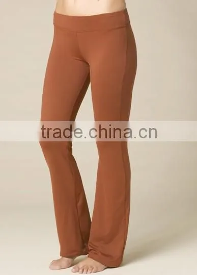 Ladies High Quality 87% Supplex 13% Lycra Fitness Pants Yoga Wear for Women