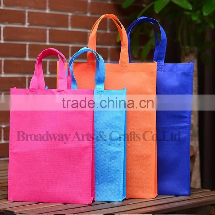 Recycled custom printing grocery tote shopping pp non woven bag