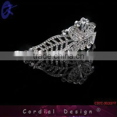 Fashion Butterfly Tiara Crown For Pageant