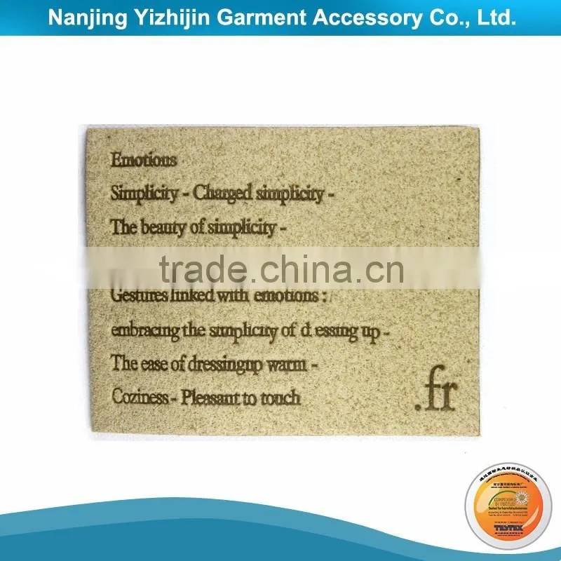 Professional Heat Press Logo PVC Leather Custom Patch Label