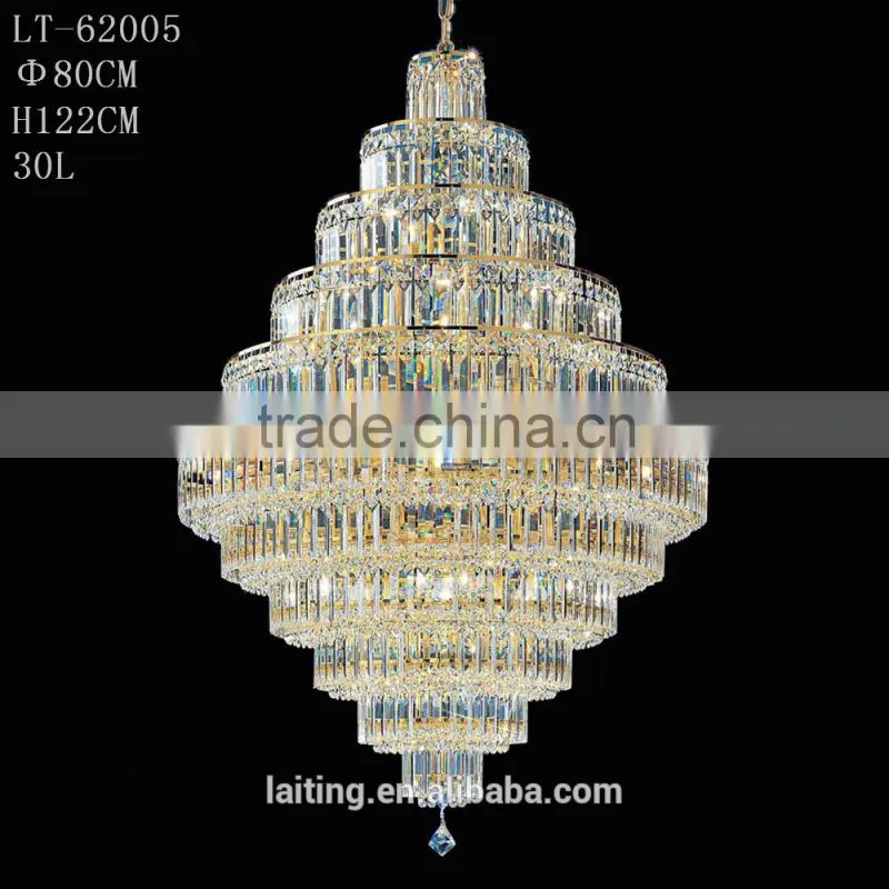 Modern Luxury Restaurant K9 Crystal Large Chandelier
