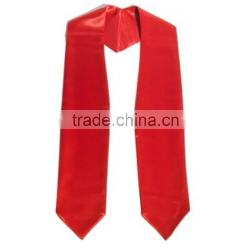 Red Graduation Stoles Customized LOGO