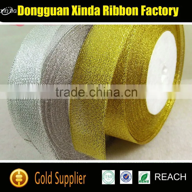 Hot Sale Fancy Cheap Custom Glitter Organza Ribbon