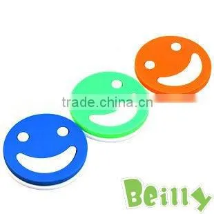 2013 the newest design smiling face multicolour silicon cup mat