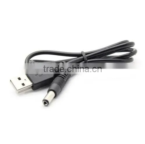 USB 2.0 to DC 3.5mm Barrel Connector Jack Power Cable 5v