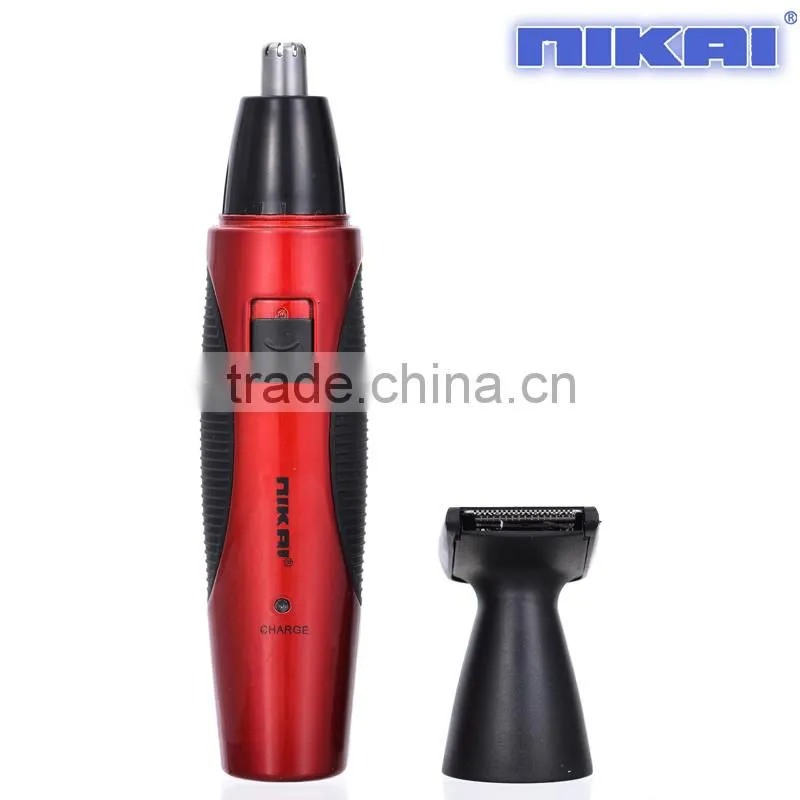 2 in 1 Professional NIKAI manual mini electric nose hair trimmer