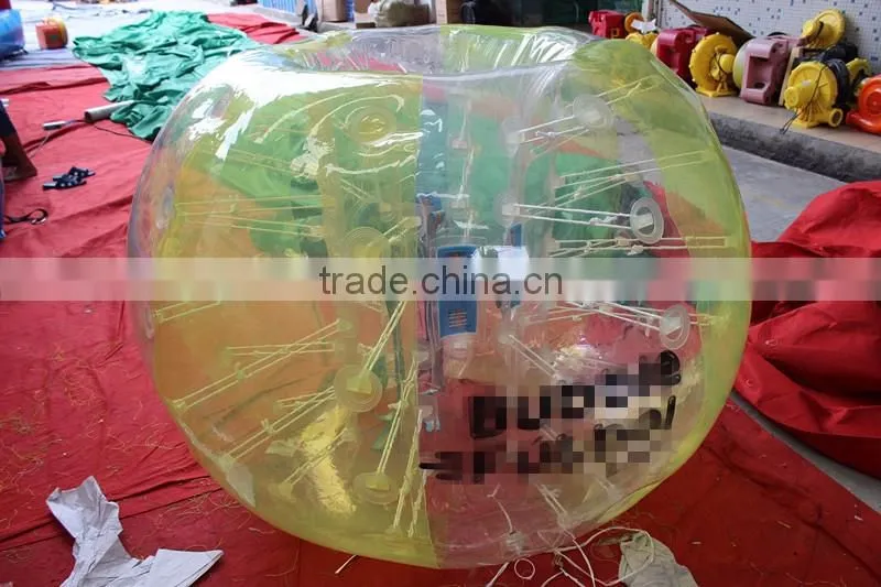 human inflatable body bumper ball, inflatable buddy bumper bubble ball for adults