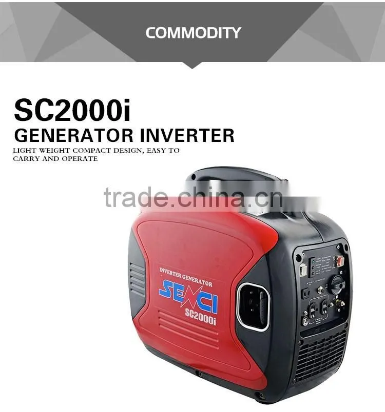 1.6kw SC2000i SC-149F engine portable silent gasoline inverter generator