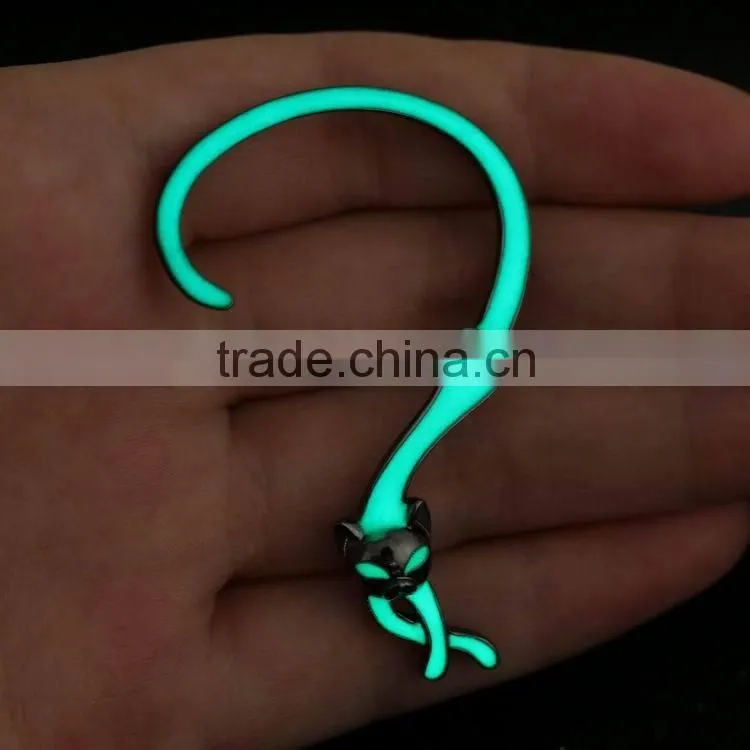 newest punk glow in the dark earring factory china