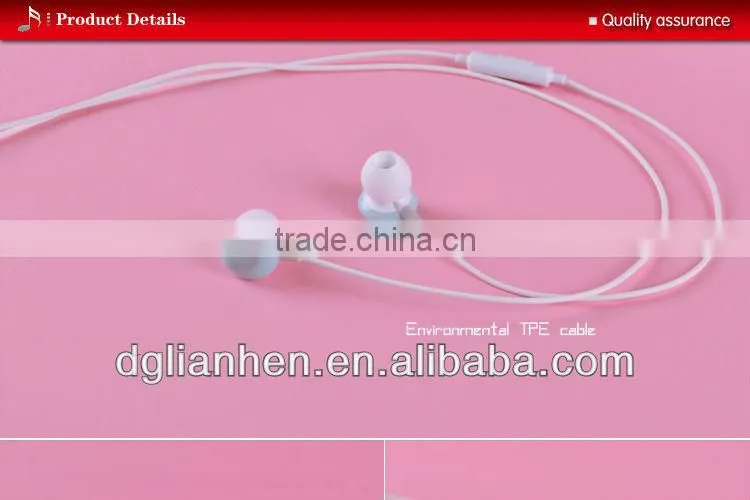 ULDUM two way radio earbud with mic smile in-ear earphone