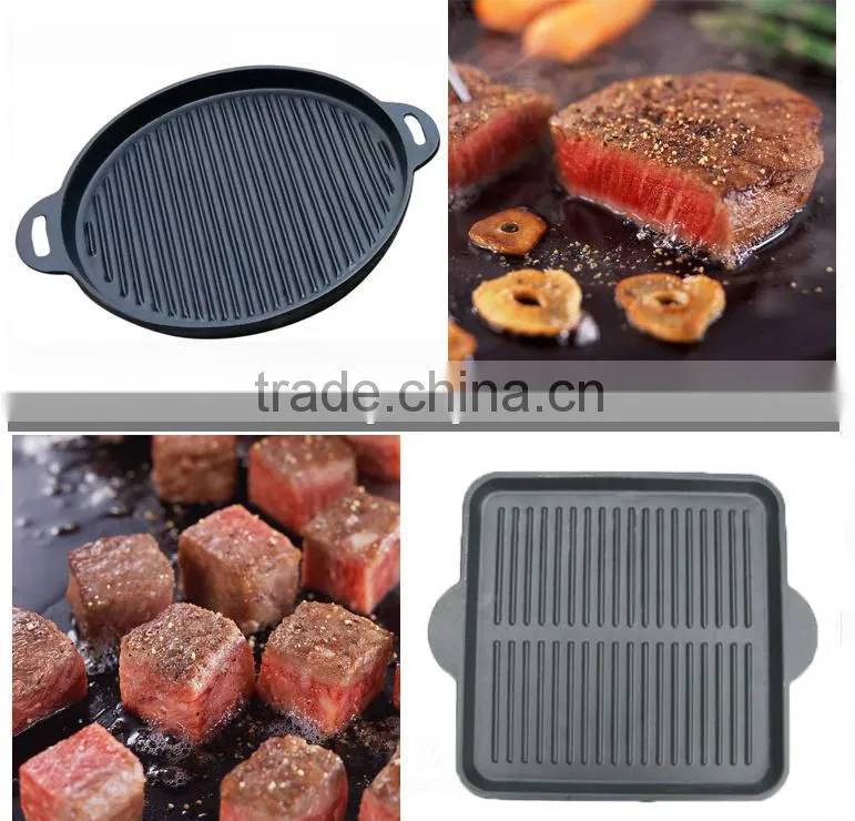 Cast Iron Grill Pan/Round Grill Pan/Flat Grill Pan