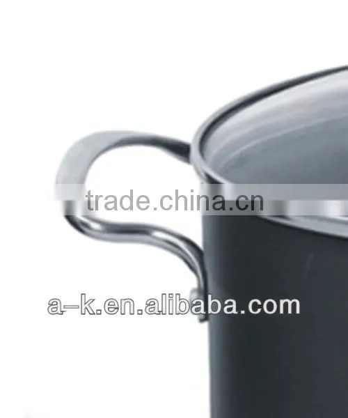 Aluminum coooking pot aluminium pot with lid