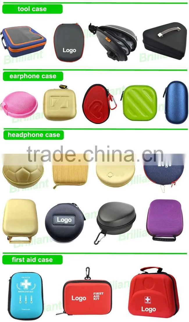 Custom earphone pouch bag case with differemt colour