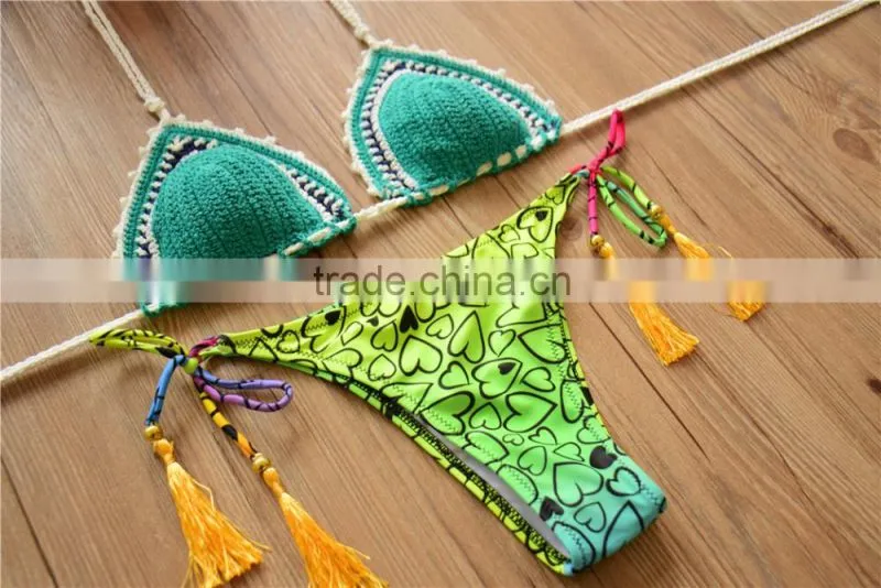 Sexy Crochet Brazilian Bikini , crochet handmade beachwear