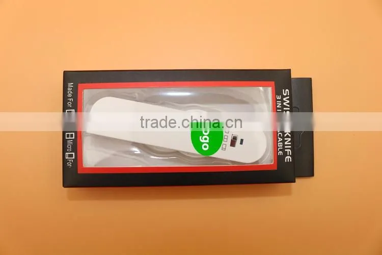 Fast charging 3 in 1 charging cable