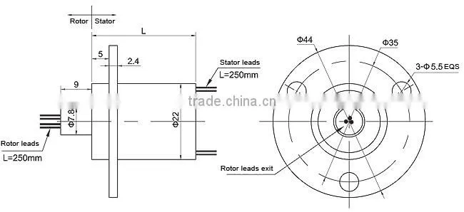RF slip rings slip ring