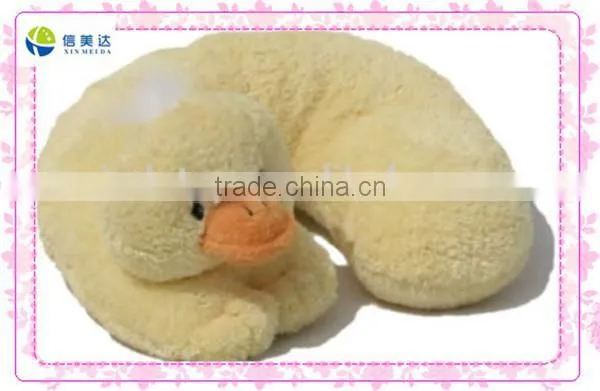 White cute sheep plush neck pillow